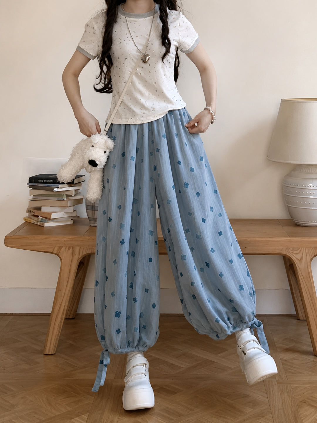 Clover Mist Bubble Pants-Bottoms-ntbhshop