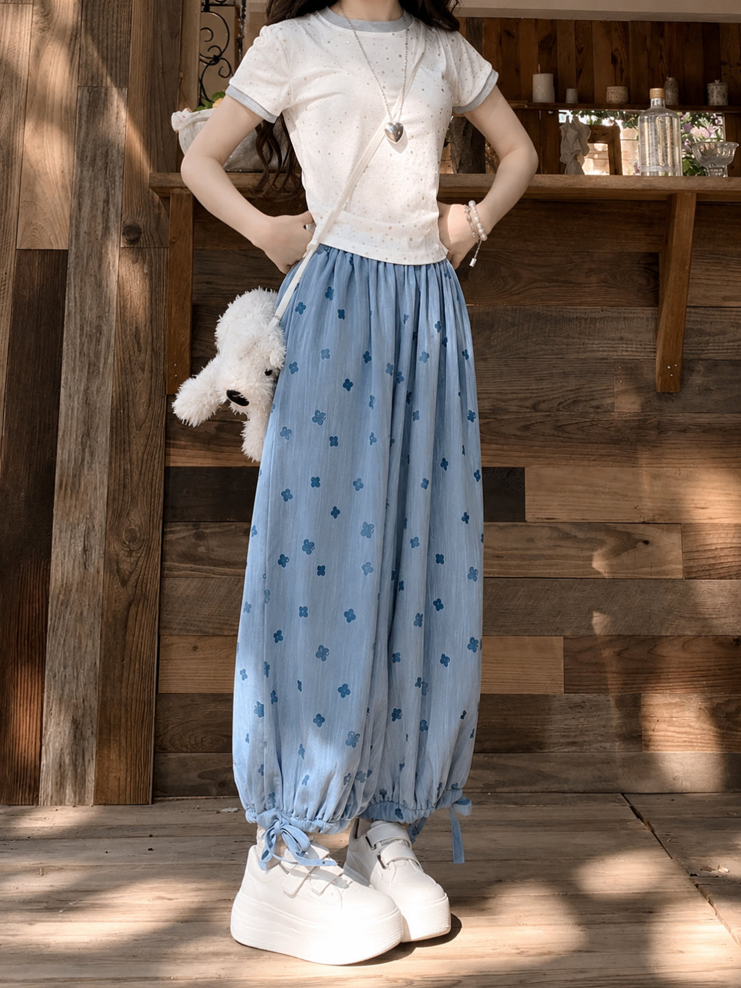 Clover Mist Bubble Pants-Bottoms-ntbhshop