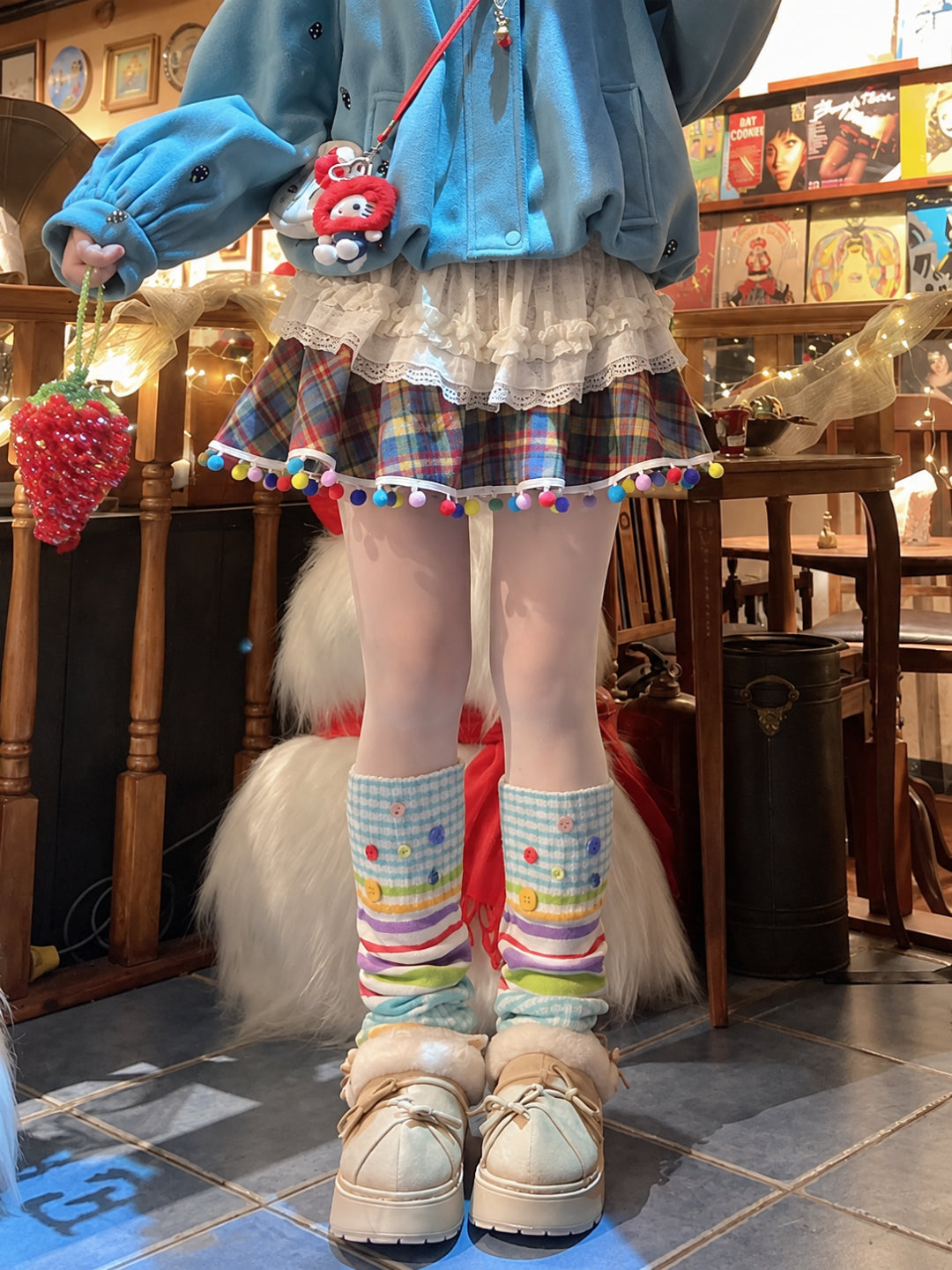 Berry Bloom Bubble Jacket-Outerwear-ntbhshop