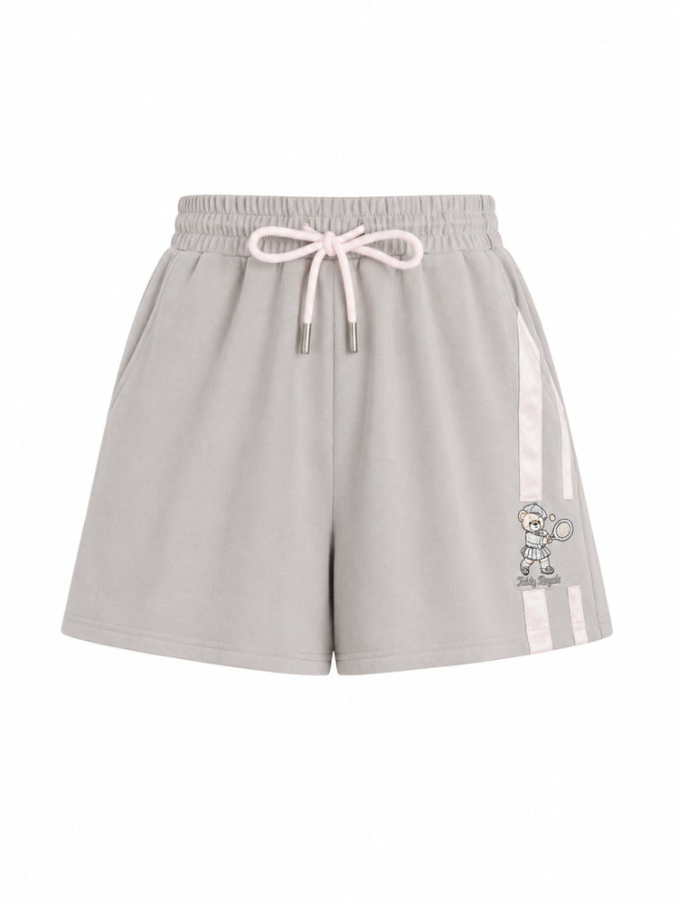 Teddy Royale Sweat Shorts-Bottoms-ntbhshop