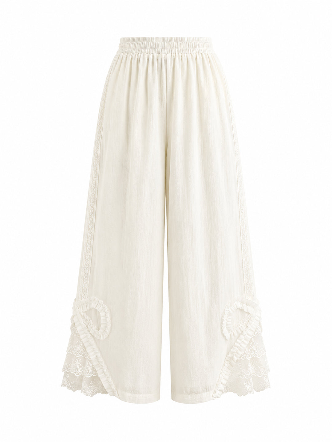 Cloud Ribbon Cotton Pants