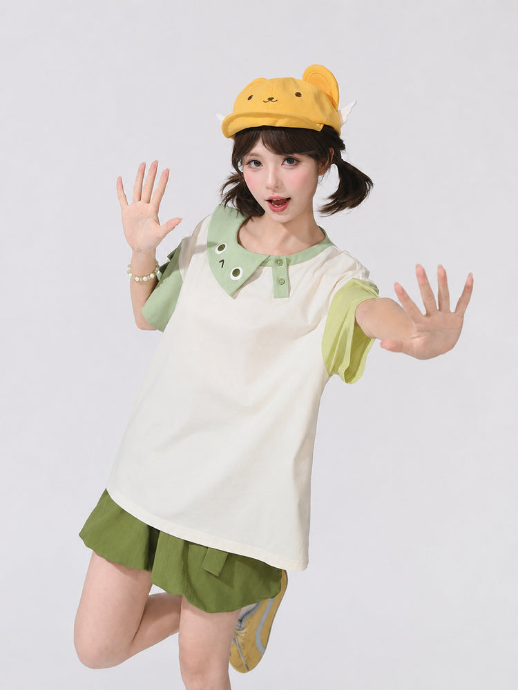 Green Monster Graphic Tee-Tops-ntbhshop