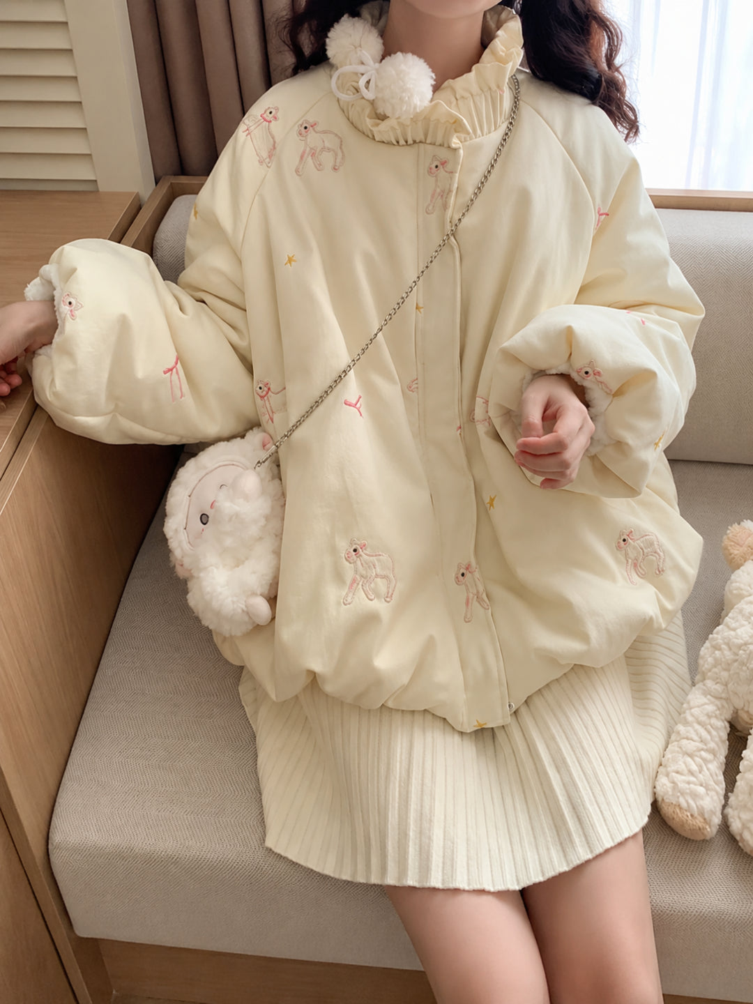 Little Lamb Puffer Coats-Outerwear-ntbhshop