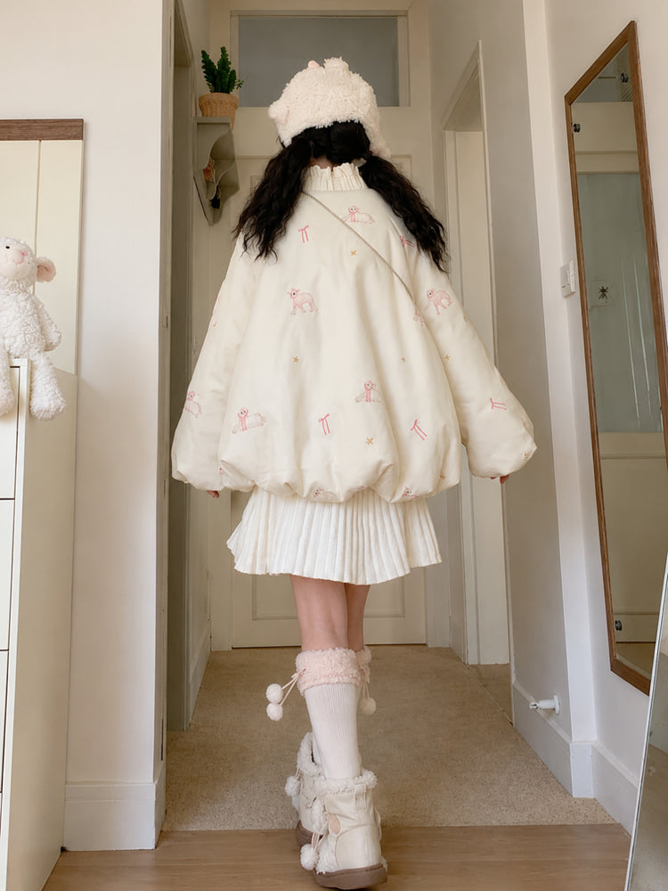 Little Lamb Puffer Coats-Outerwear-ntbhshop