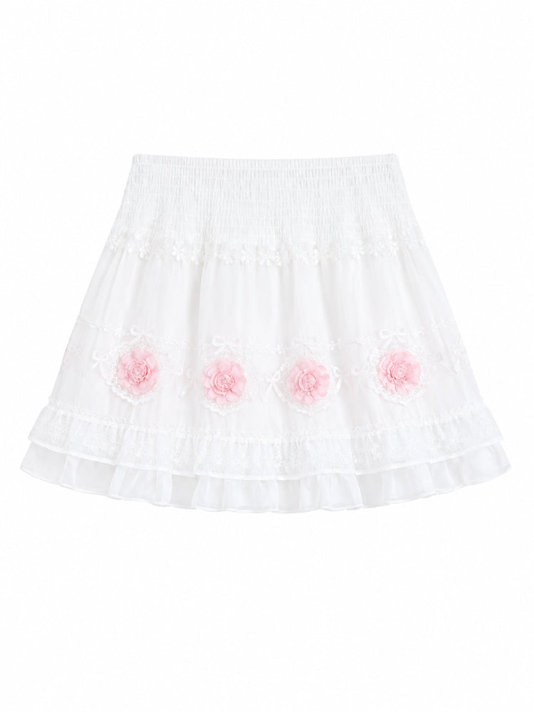 Guava Daydreams Knit Cardigan & Skirt-Sets-ntbhshop