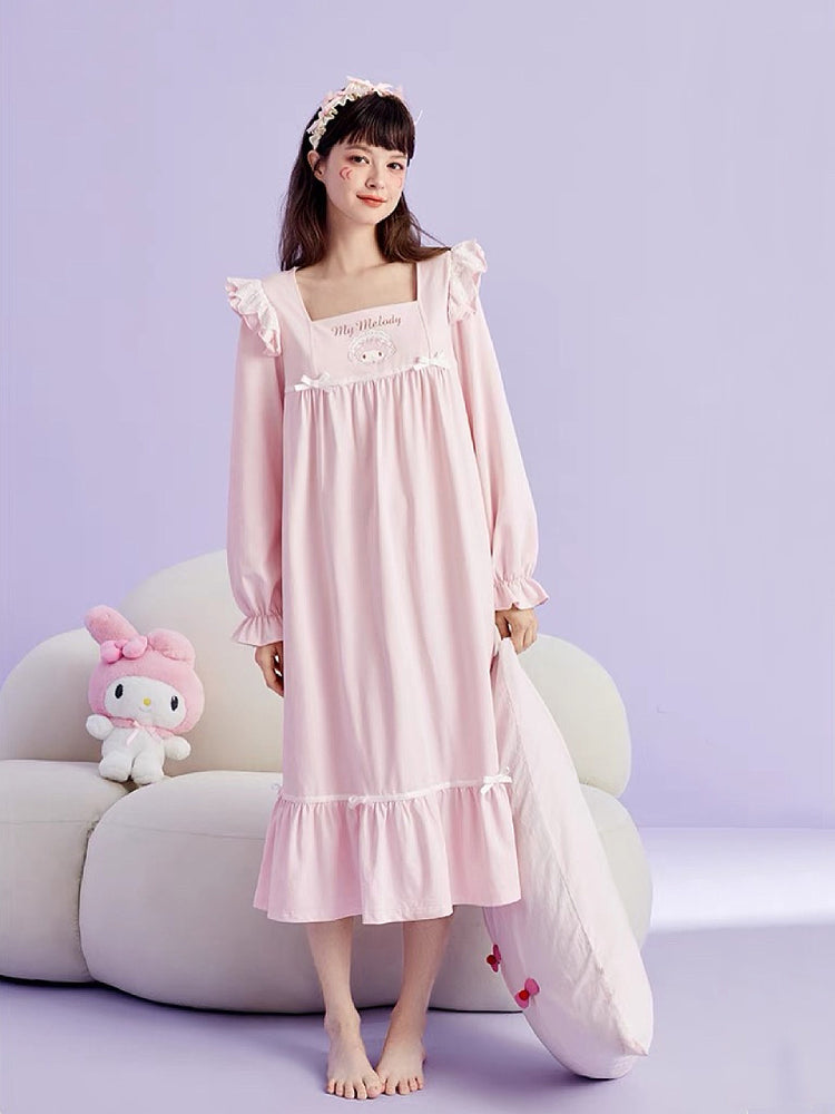 My Melody Long Sleeve Nightdress-ntbhshop