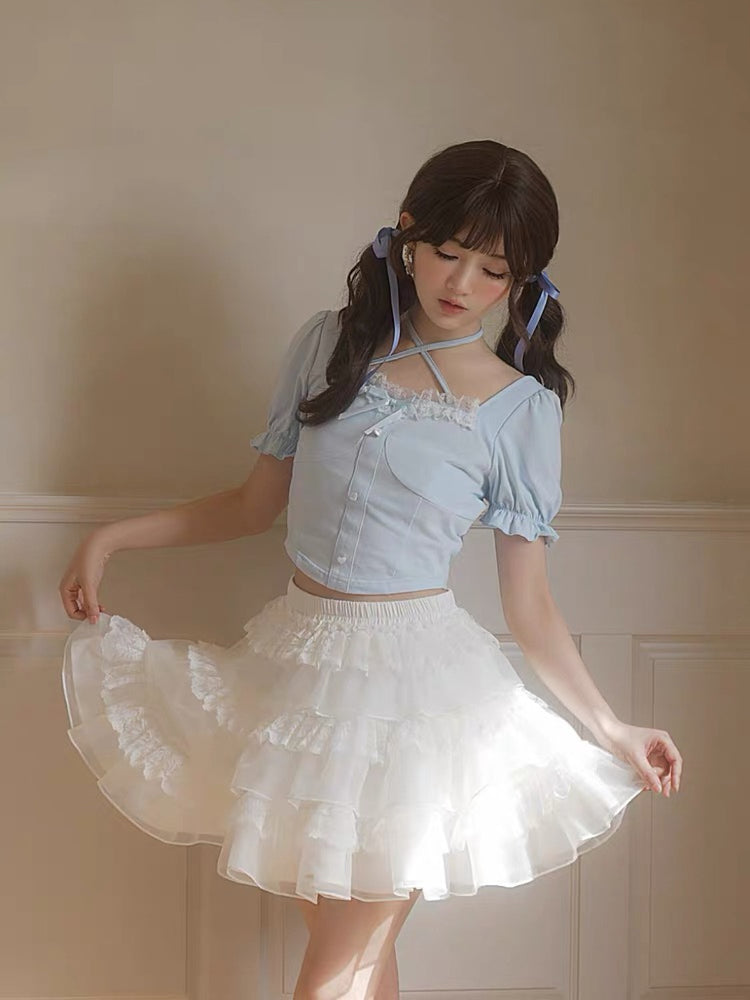 Angel Cloud Cake Skirt-Bottoms-ntbhshop