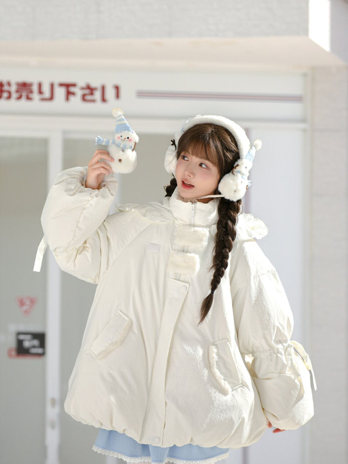 Snowman Doll Puffer Jackets-Outerwear-ntbhshop