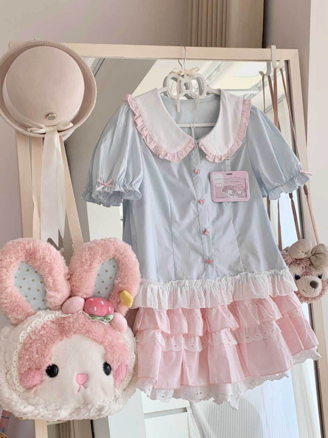Bunny Academy Sweetheart Tops & Cake Skirt-Sets-ntbhshop