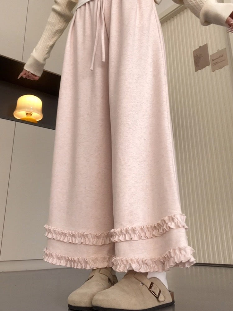 Ruffle Cloud Comfort Sweatpants-ntbhshop