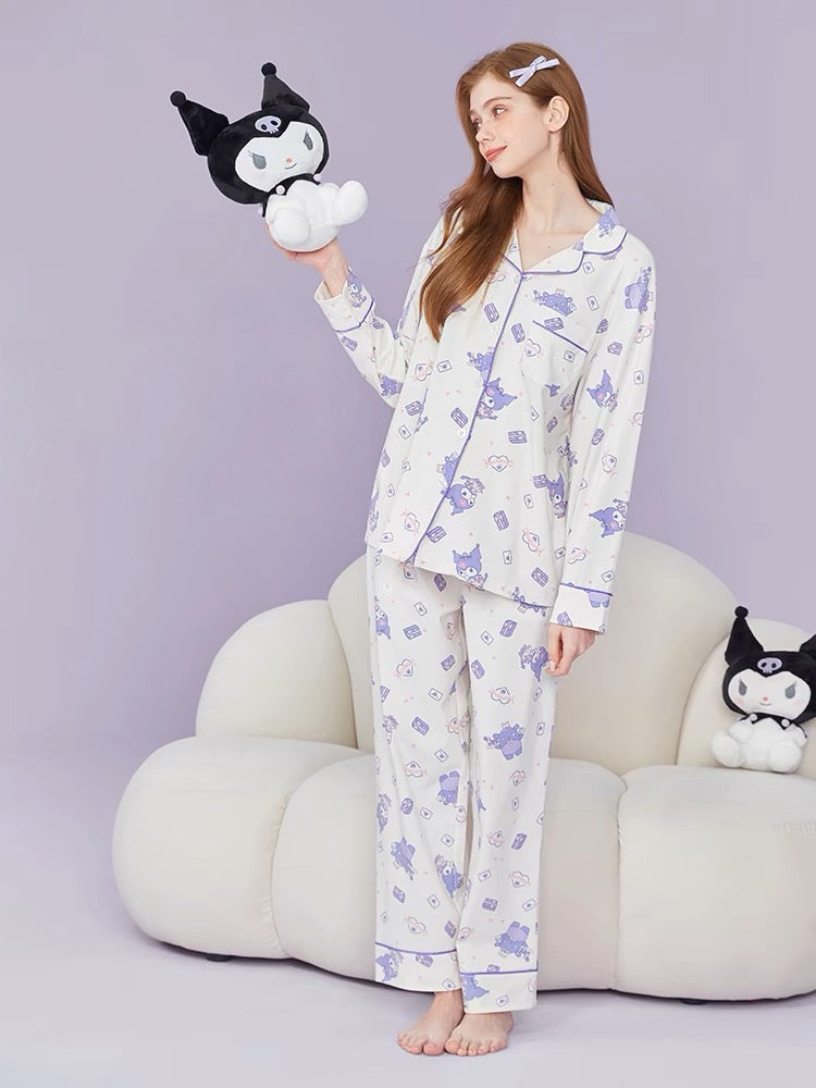 My Melody Kuromi Cinnamoroll Long Sleeve Pajama Sets-ntbhshop