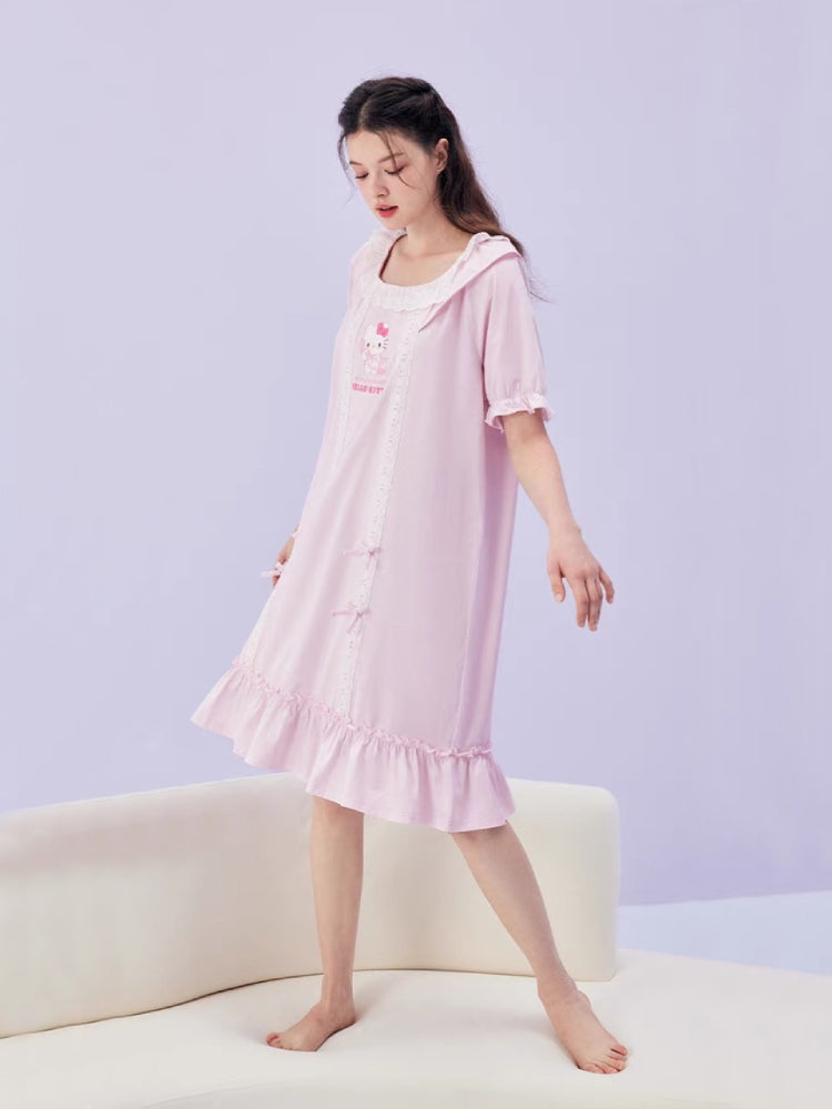 Hello Kitty Short Sleeve Nightdress-ntbhshop