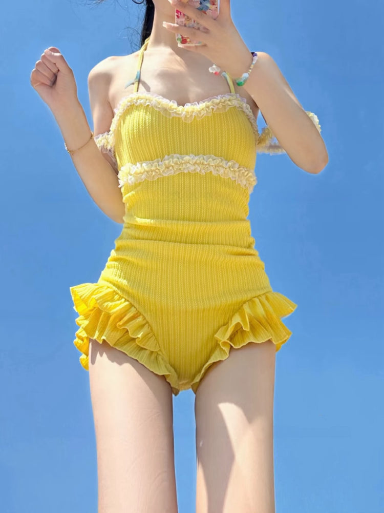 Lemon Soda One-Piece Swimsuit-ntbhshop