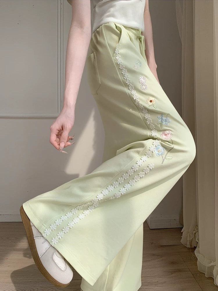 Blossom Trail Lounge Pants-Bottoms-ntbhshop