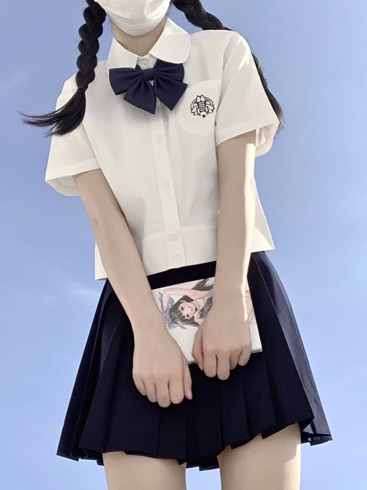 Sakura Dream JK Uniform Doll Collar Shirts-ntbhshop