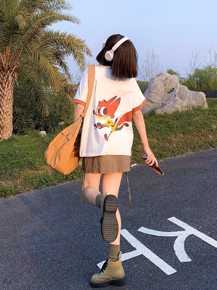 Judy & Nick Genderless Couple 3D Short Sleeve Tees-ntbhshop