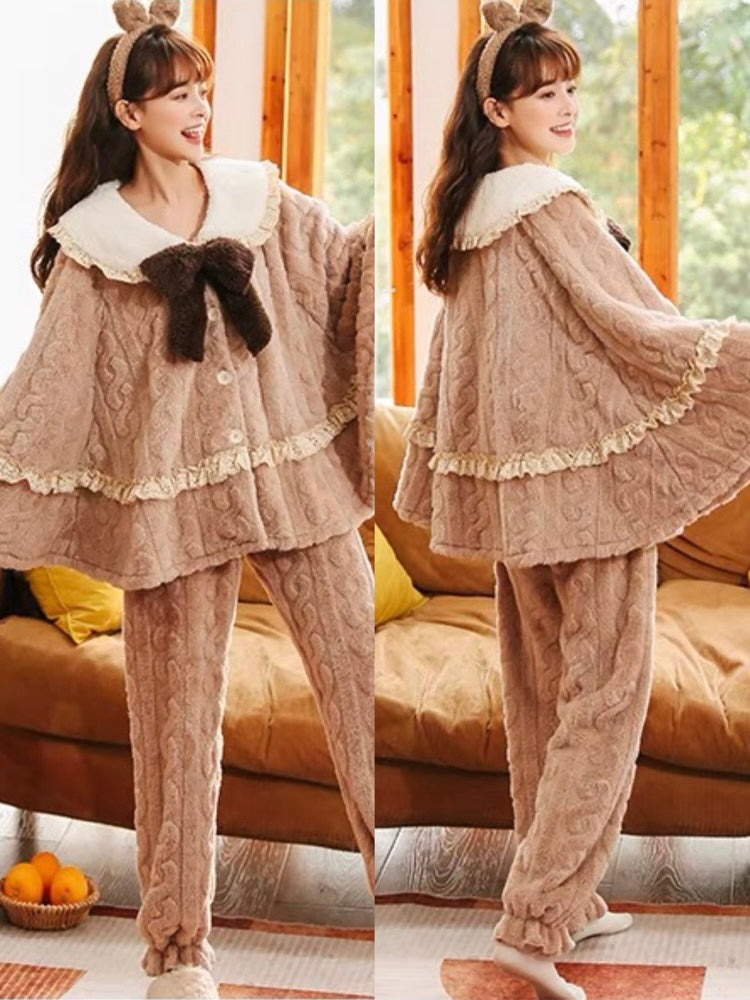 Sweet Princess Cozy Dreamy Winter Fleece Pajama Sets-ntbhshop