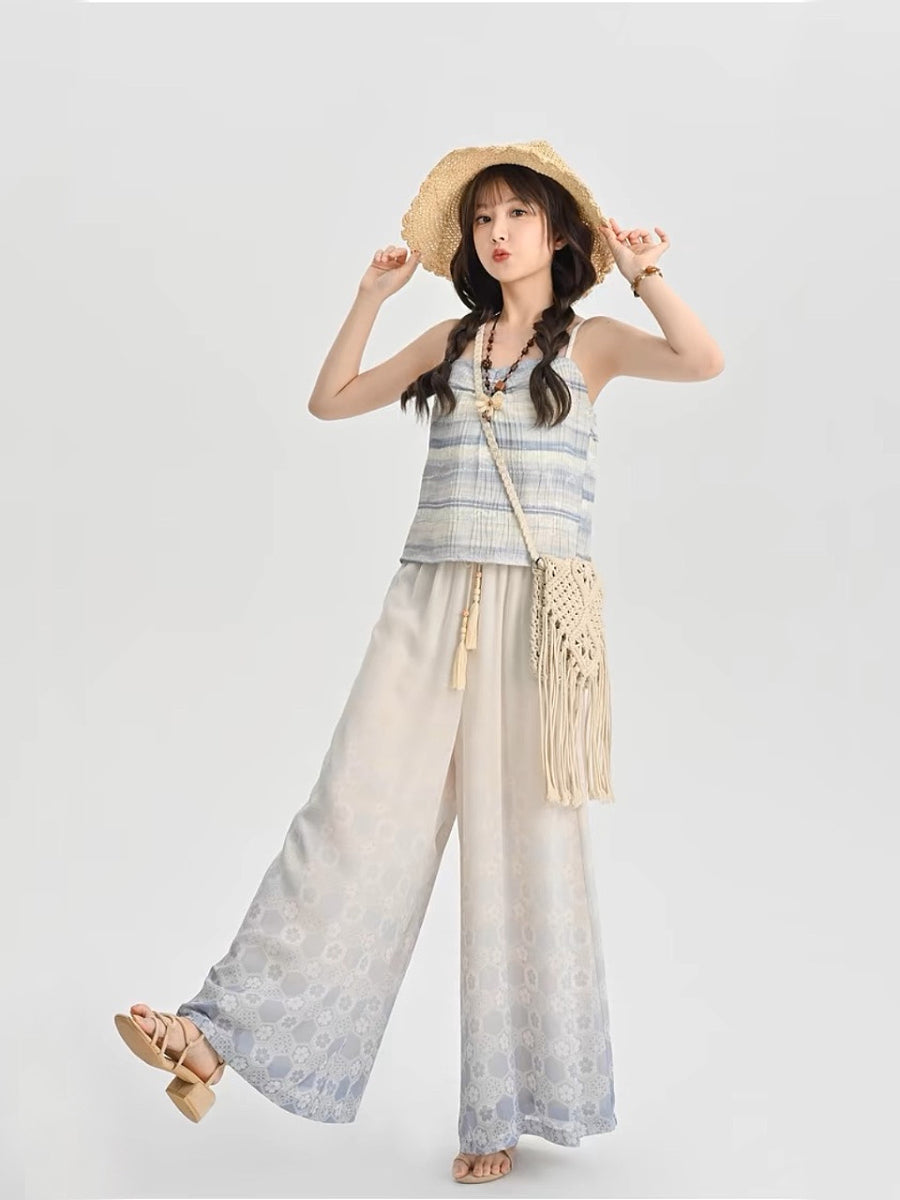 Boho Breeze Chiffon Drape Pants-ntbhshop