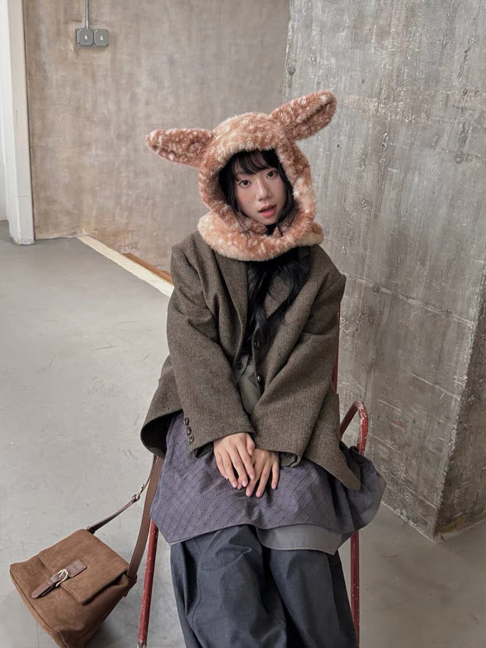 Honey Fawn Whimsy Whisper Hood-ntbhshop