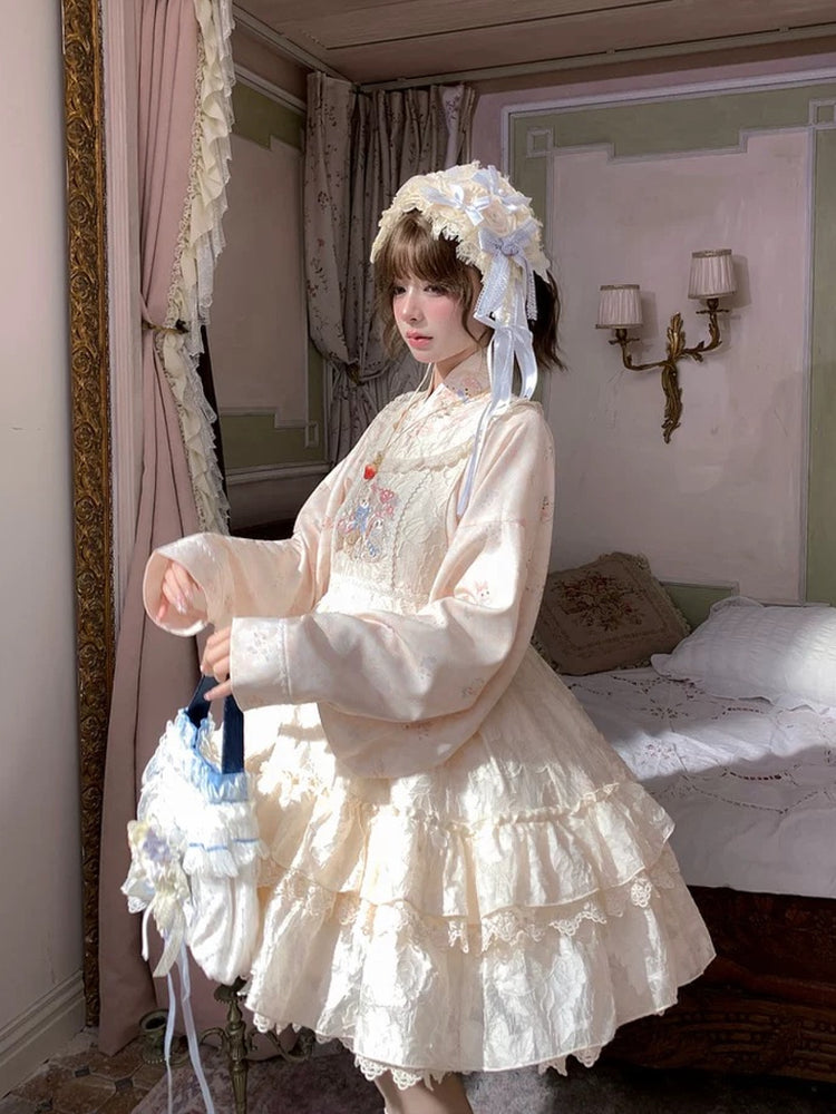 Berry Fairy Picnic Layered Dress-Dresses-ntbhshop