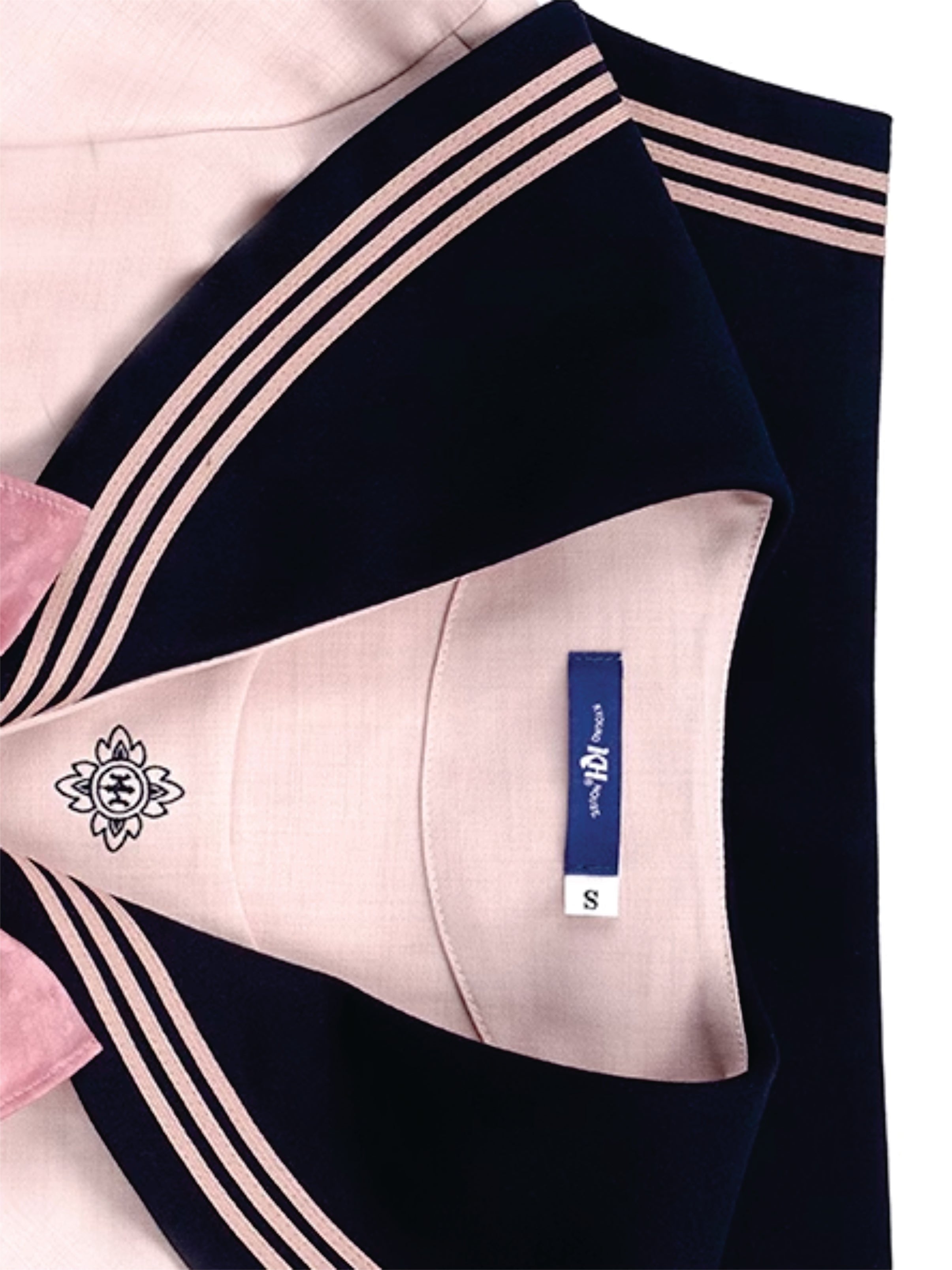 Sakura Petals Japanese Sailor Collar Long sleeved JK Uniform Blouse-ntbhshop