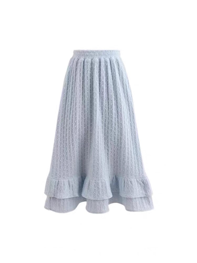 Frosted Cloud Cozy Woolen Skirts-ntbhshop