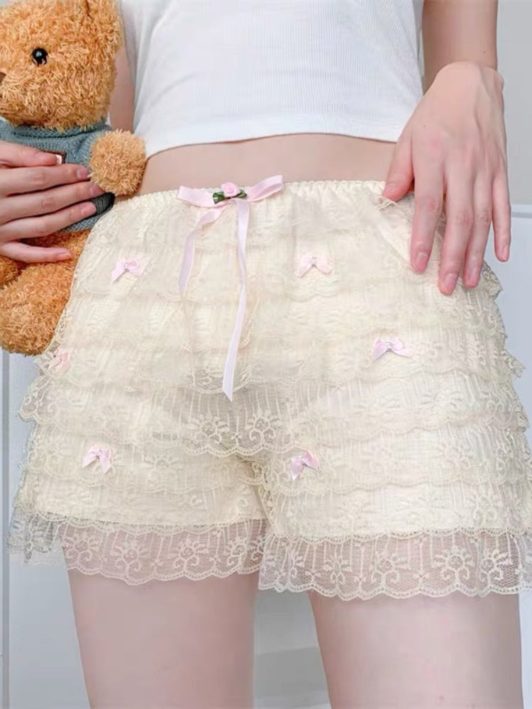 Ribbon Cake Lace Layer Pettipants-ntbhshop