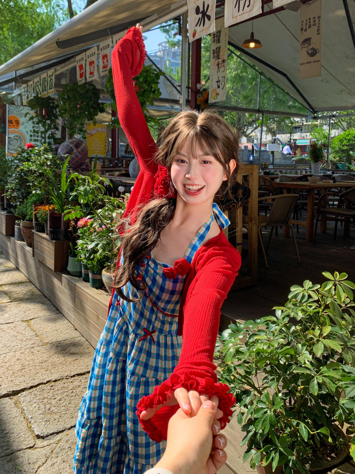 Cherry Cherry Knit Cardigan & Halter Dress-Sets-ntbhshop