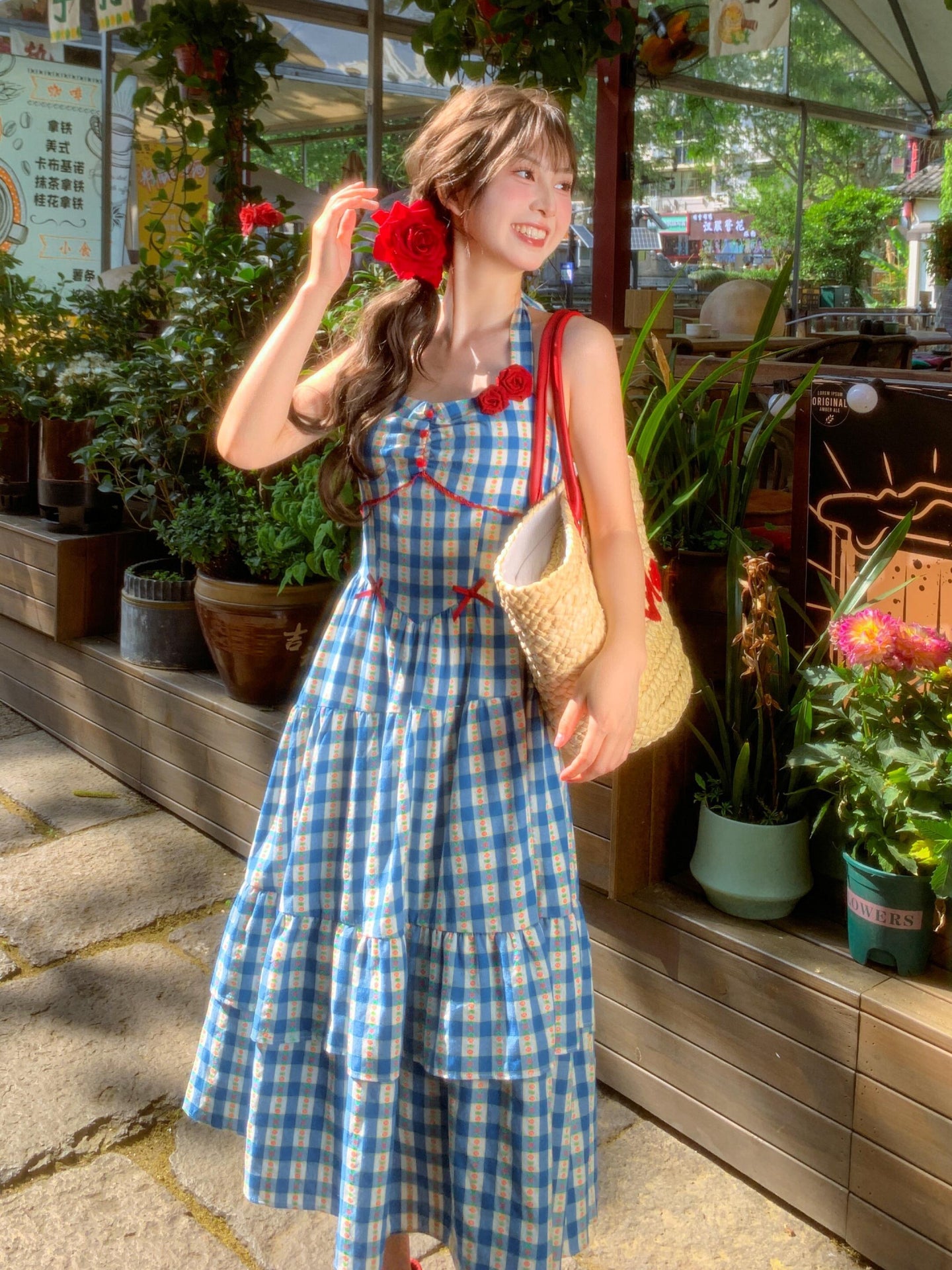 Cherry Cherry Knit Cardigan & Halter Dress-Sets-ntbhshop