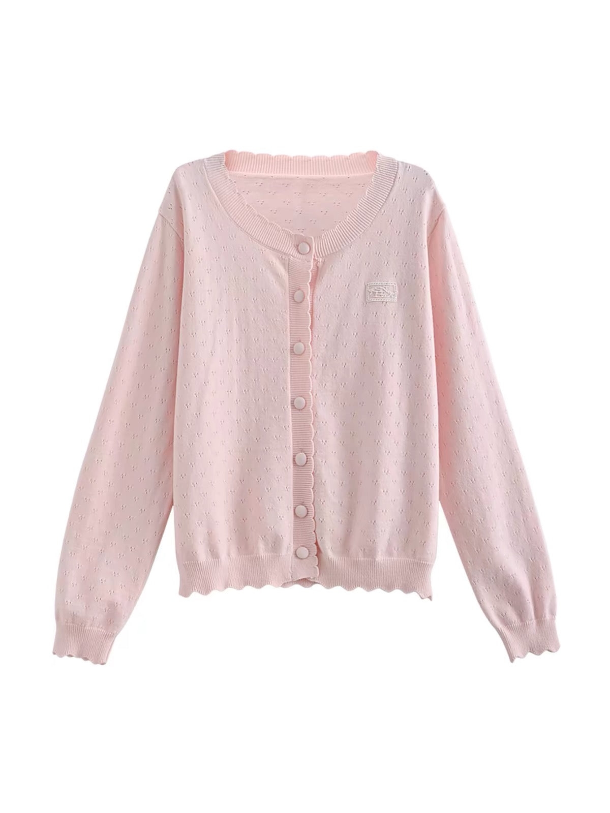 Darling Scallop Knit Cardigans-Outerwear-ntbhshop