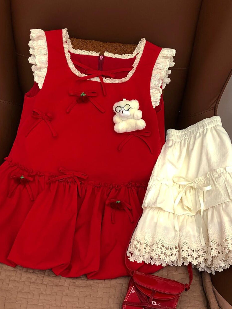 Snowlace Layer Cake Skirt-ntbhshop