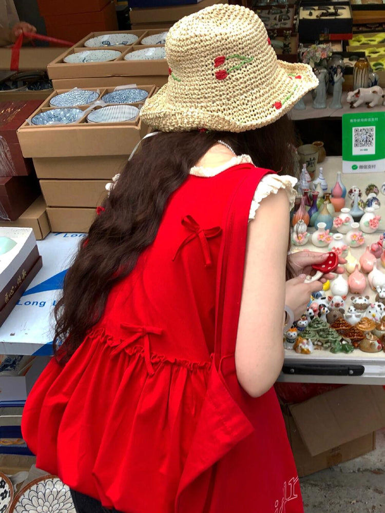 Cherry Pop Princess Bubble Blouses-ntbhshop