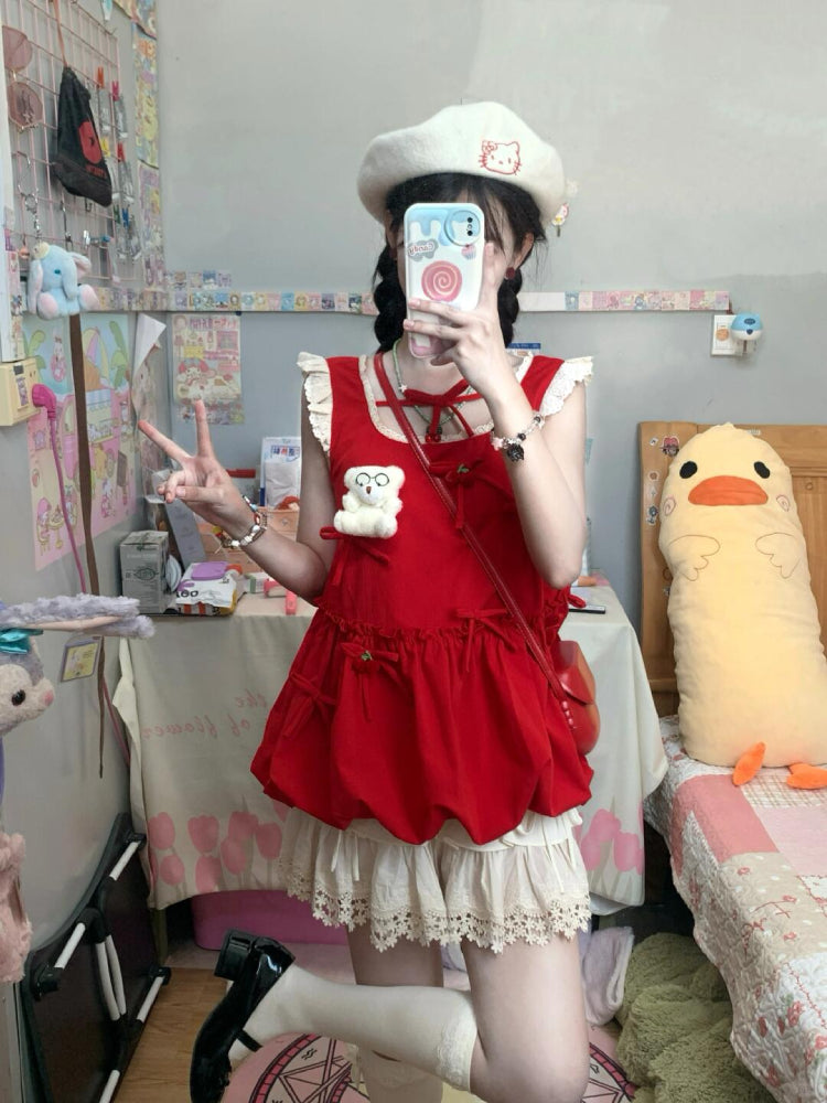 Snowlace Layer Cake Skirt-ntbhshop