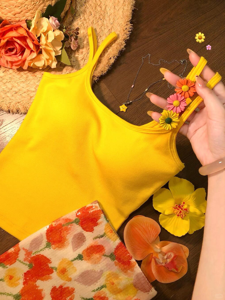 Daisy Bloom Bra Camisoles-ntbhshop