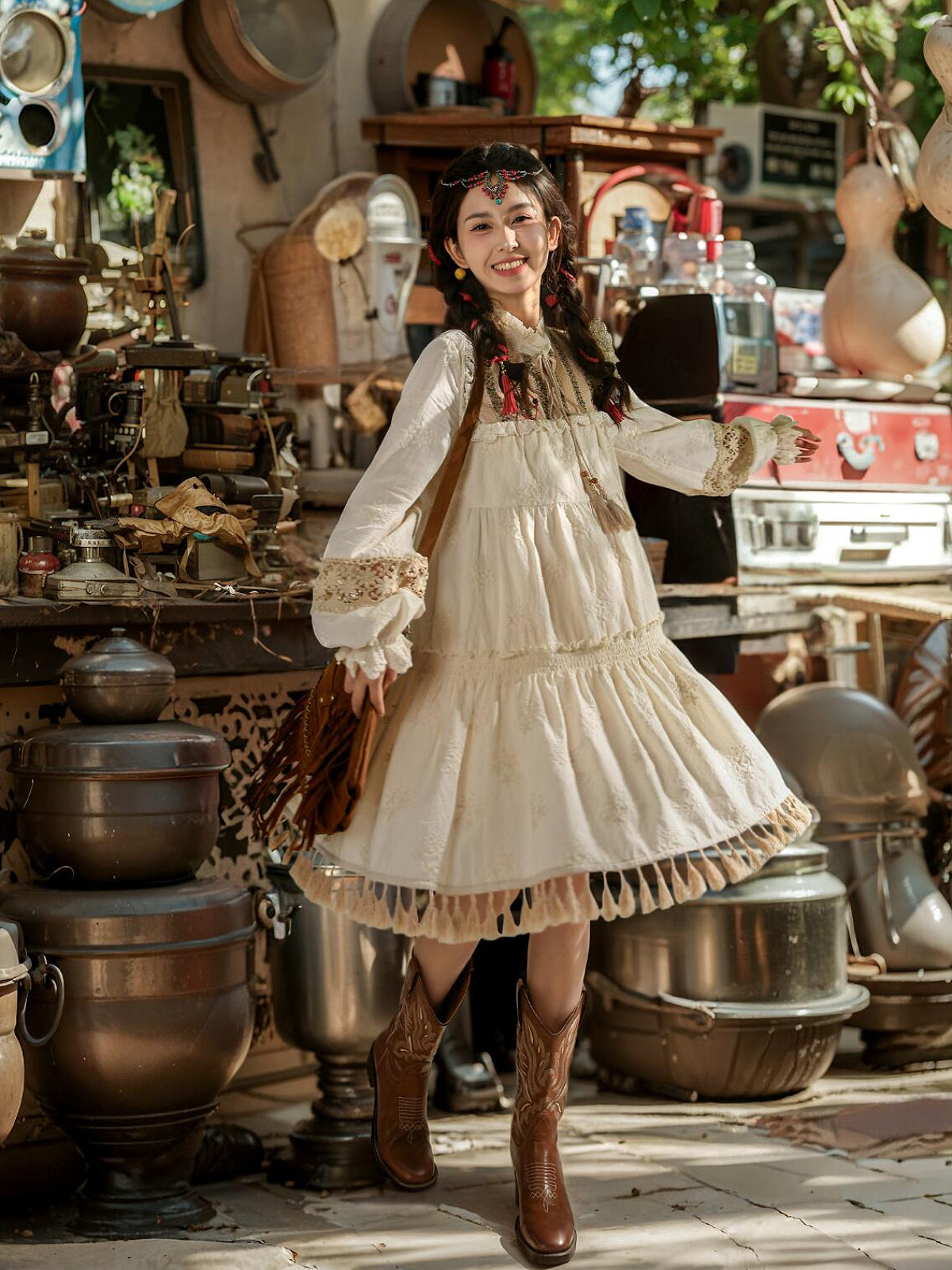 Mesa Blossom Vest & Dresses-Sets-ntbhshop