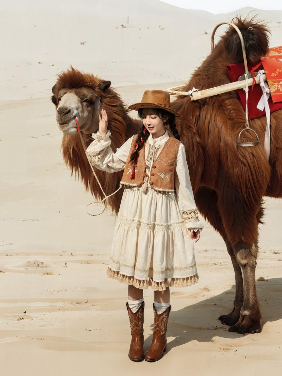 Mesa Blossom Vest & Dresses-Sets-ntbhshop