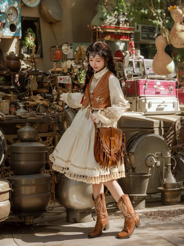 Mesa Blossom Vest & Dresses-Sets-ntbhshop