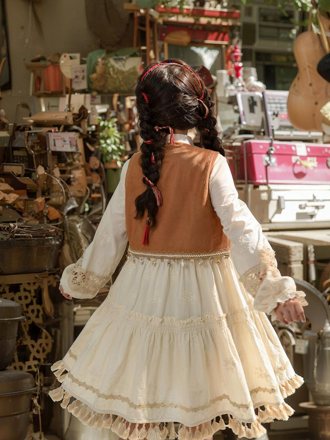 Mesa Blossom Vest & Dresses-Sets-ntbhshop