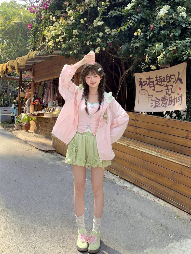 Tulip Bubble Hooded Sun Jacket-Outerwear-ntbhshop
