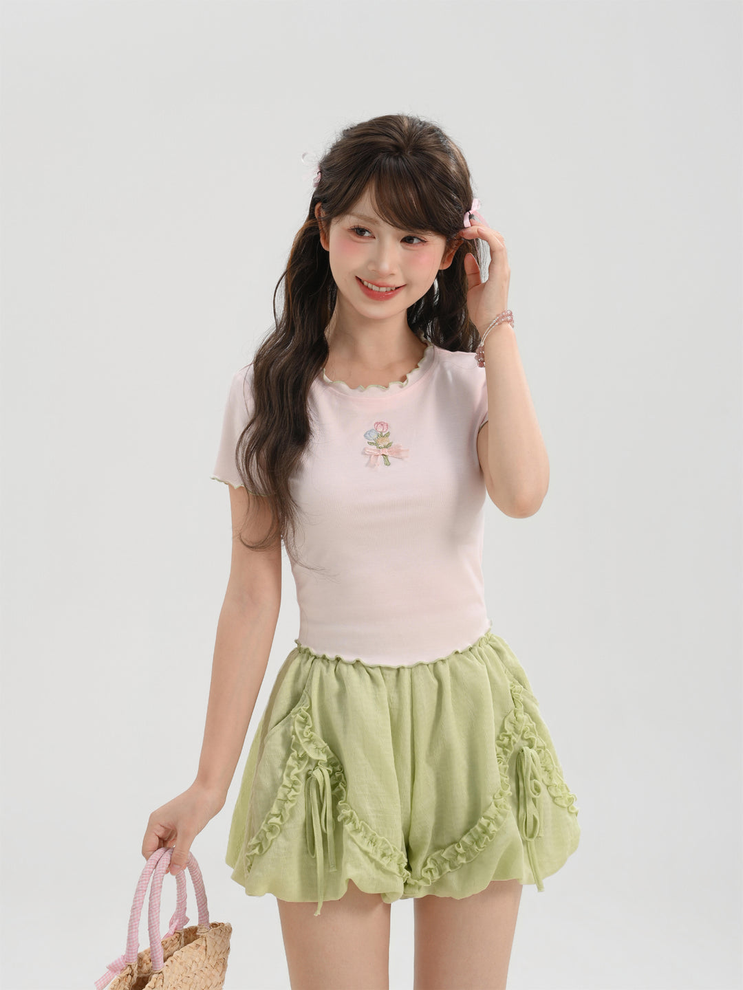 Tulip Bloom Crop Tops-Tops-ntbhshop