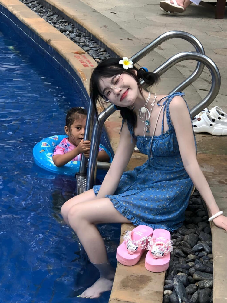 Daydream Bloom Printed Summer Dresses-ntbhshop