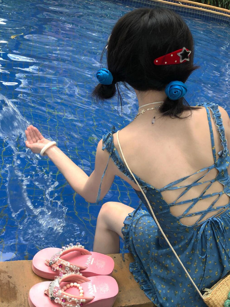 Daydream Bloom Printed Summer Dresses-ntbhshop