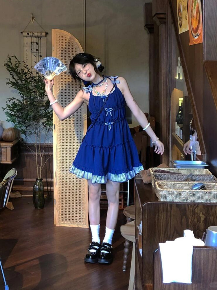 Candy Pop Summer Halter Dresses-ntbhshop