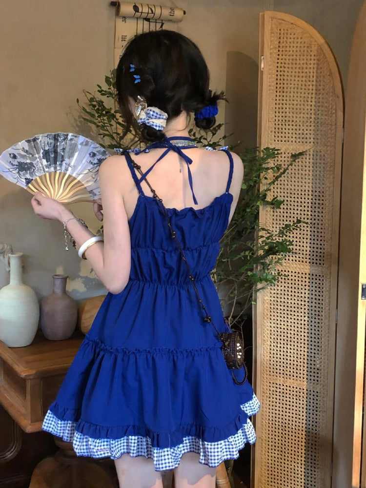 Candy Pop Summer Halter Dresses-ntbhshop