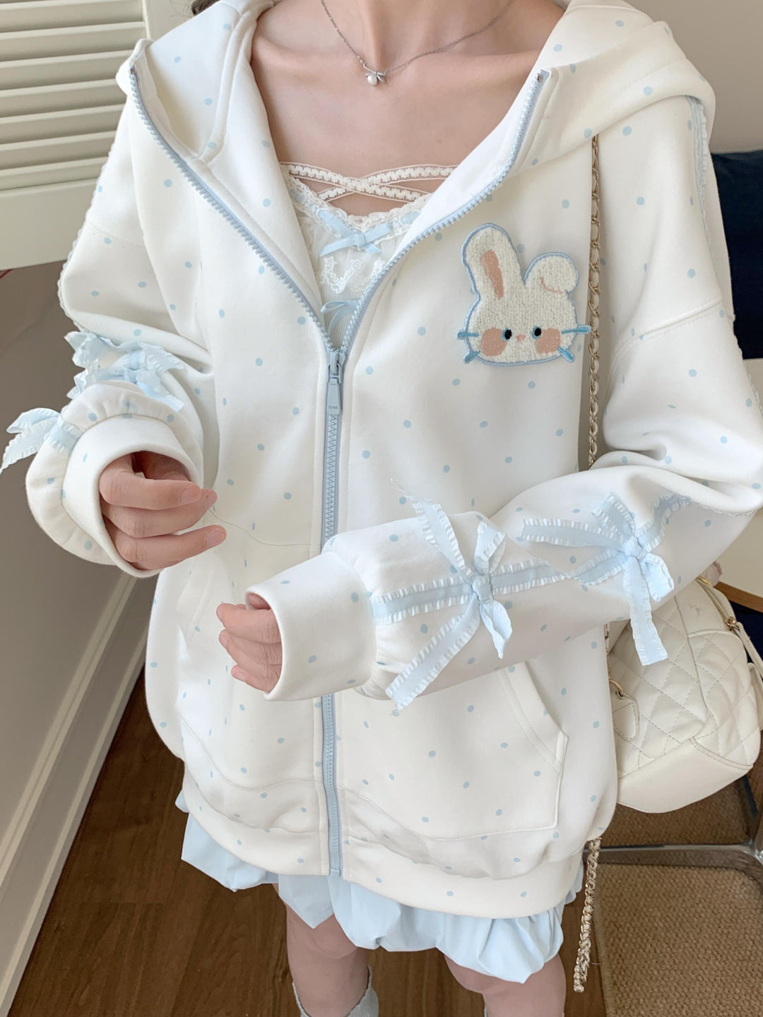 Bunny Wish Ear Jacket-Outerwear-ntbhshop