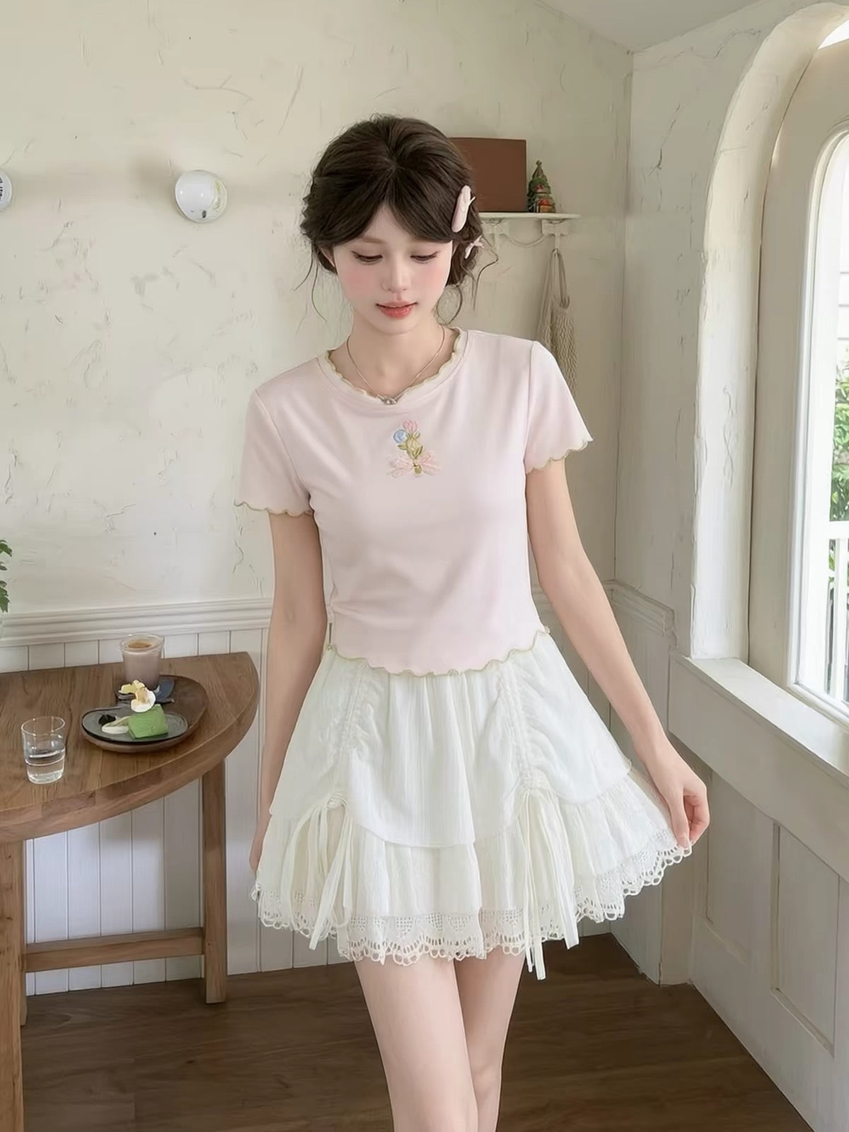 Tulip Bloom Crop Tops-Tops-ntbhshop