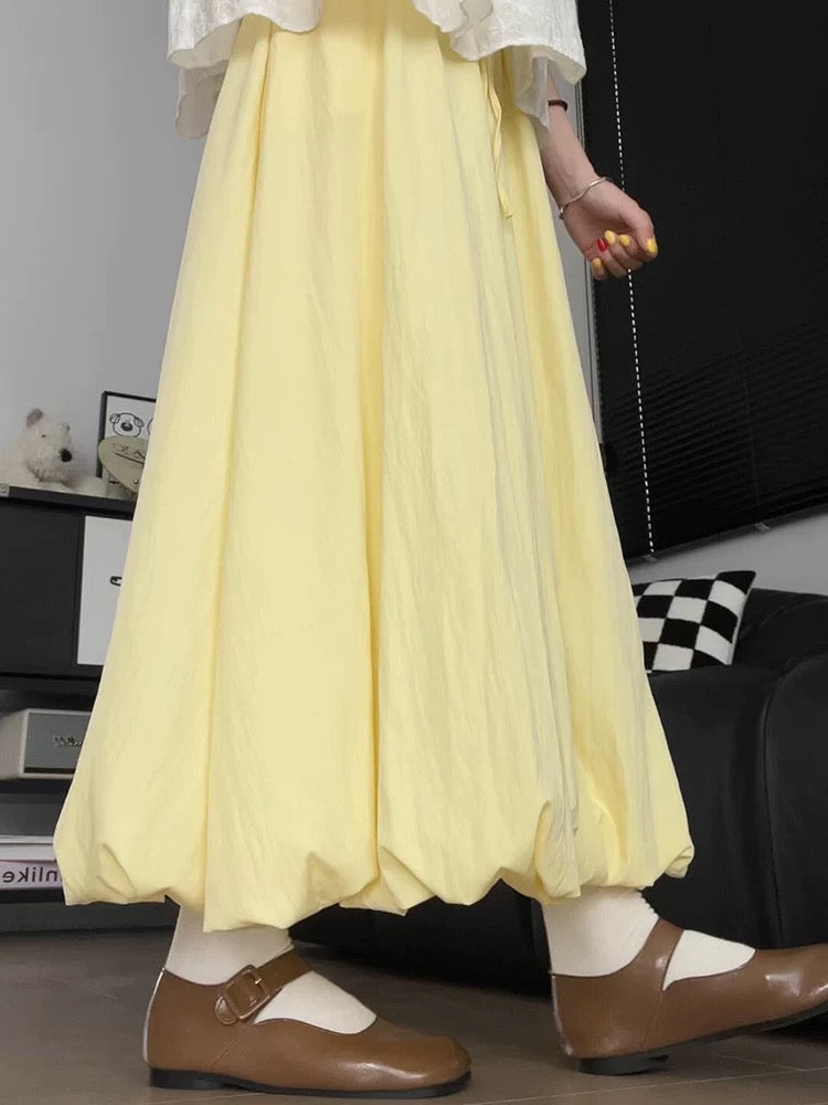 Pastel Bloom Puffy Bubble Pants-ntbhshop