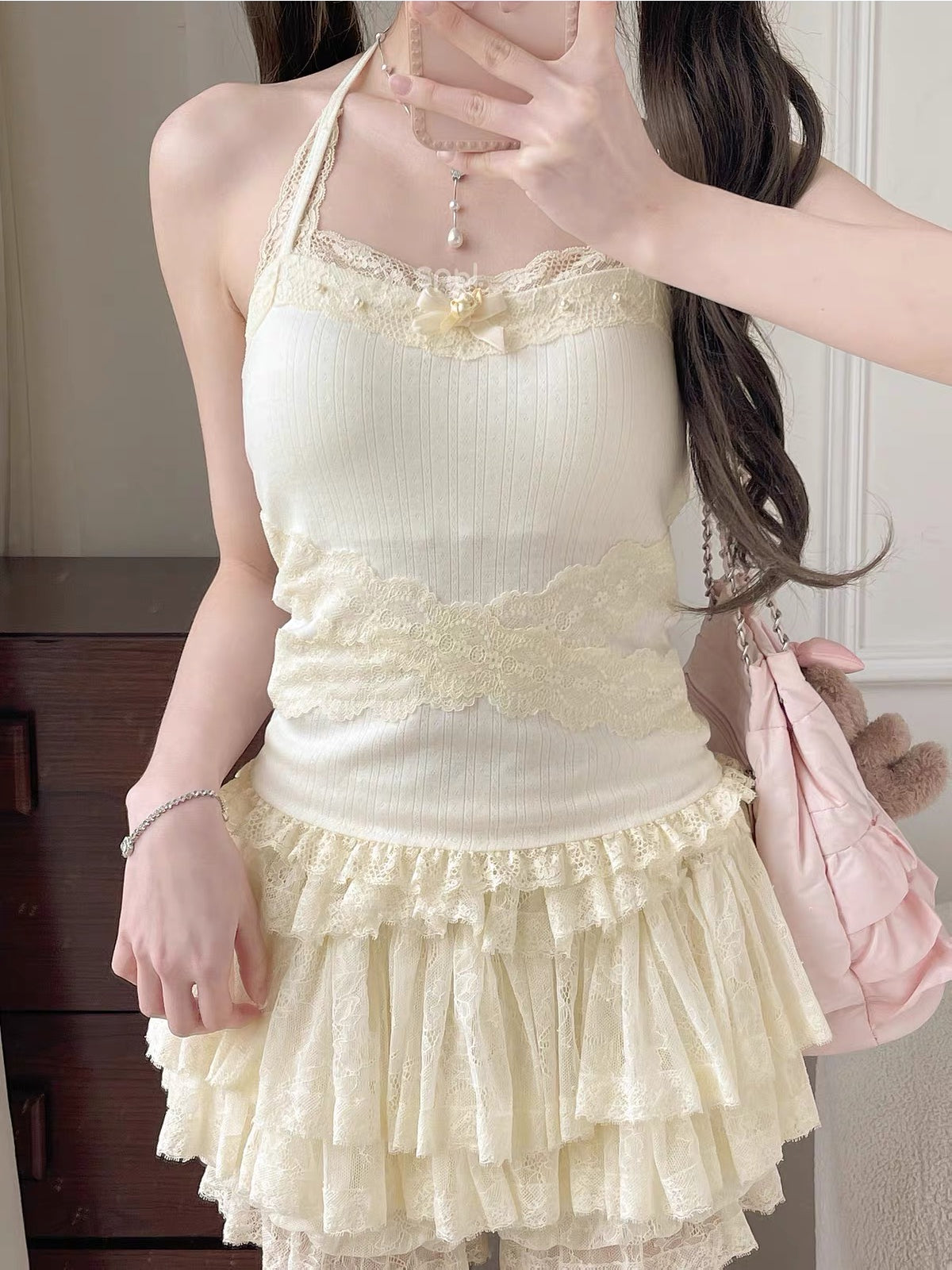 Blush Meringue Bra Camis-Tops-ntbhshop