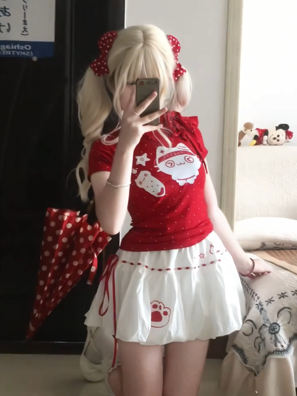 Pixie Meow Cowl Neck Tee-ntbhshop