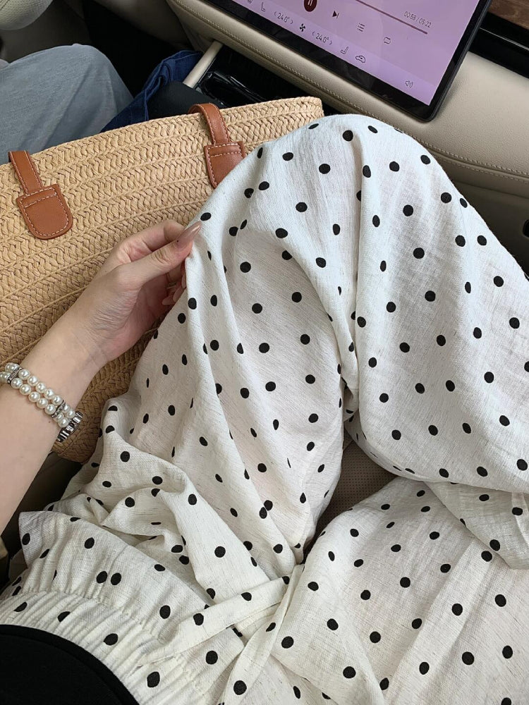 Dot Drift Balloon Pants-ntbhshop